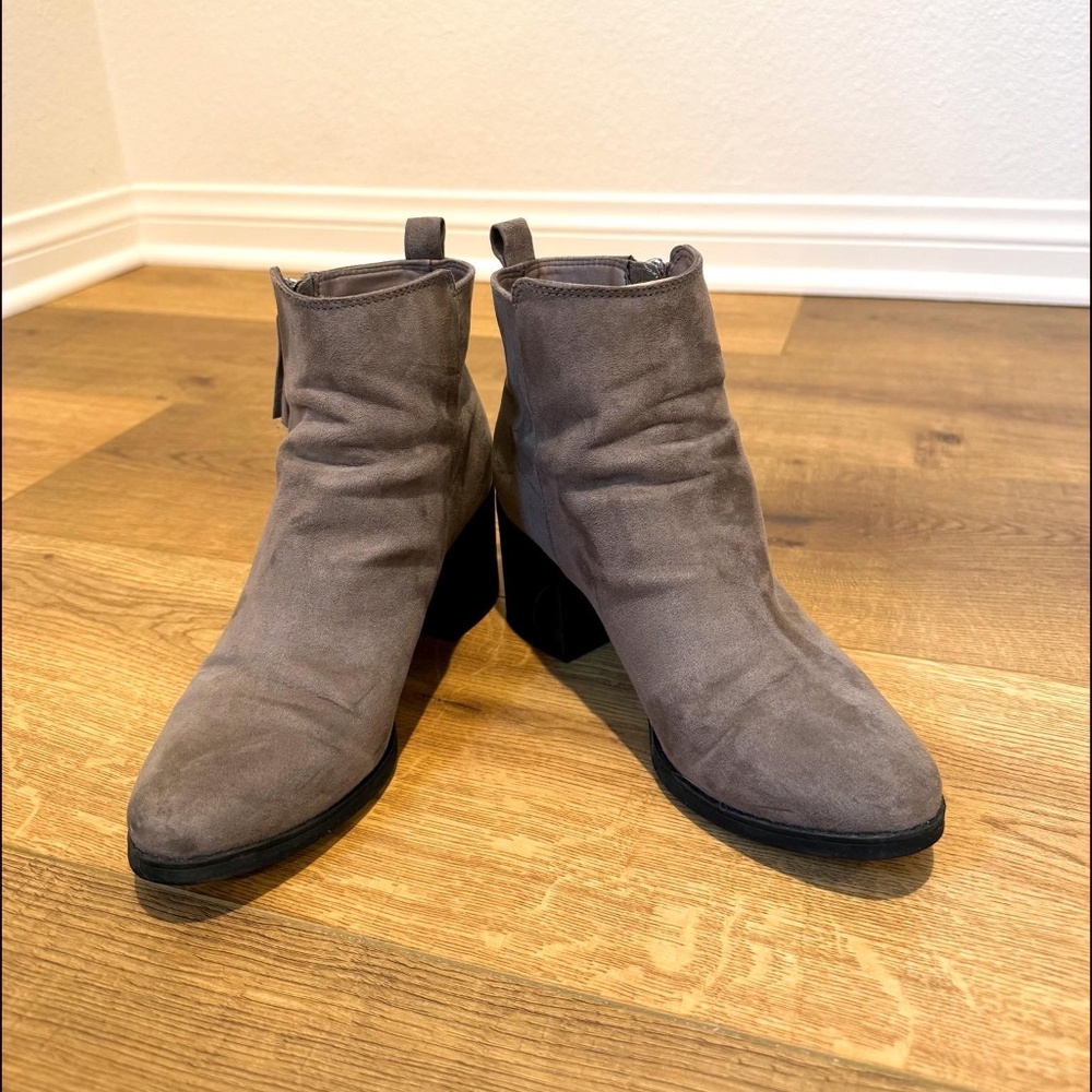 Taupe Booties 6.5